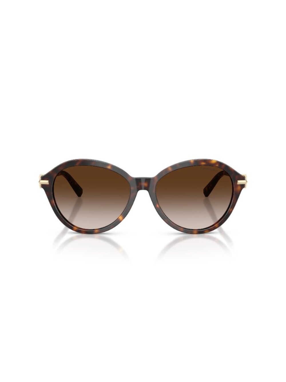 New Tiffany Women's Sunglasses Havana Brown Lens Acetate Frame TF4259 80153B 56